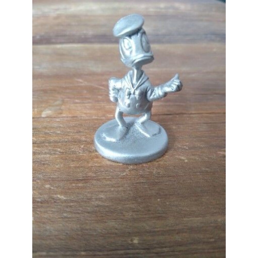 Donald Duck Hudson Fine Pewter Miniature Figurine, Walt Disney Co Made in USA